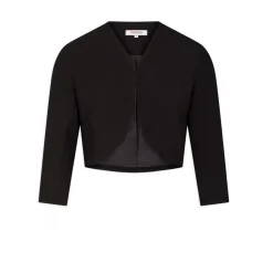 Veste droite manches 3/4 noir