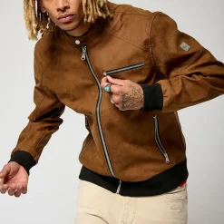 Veste en viscose LIRAK Camel