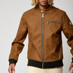 Veste en viscose LIRAK Camel