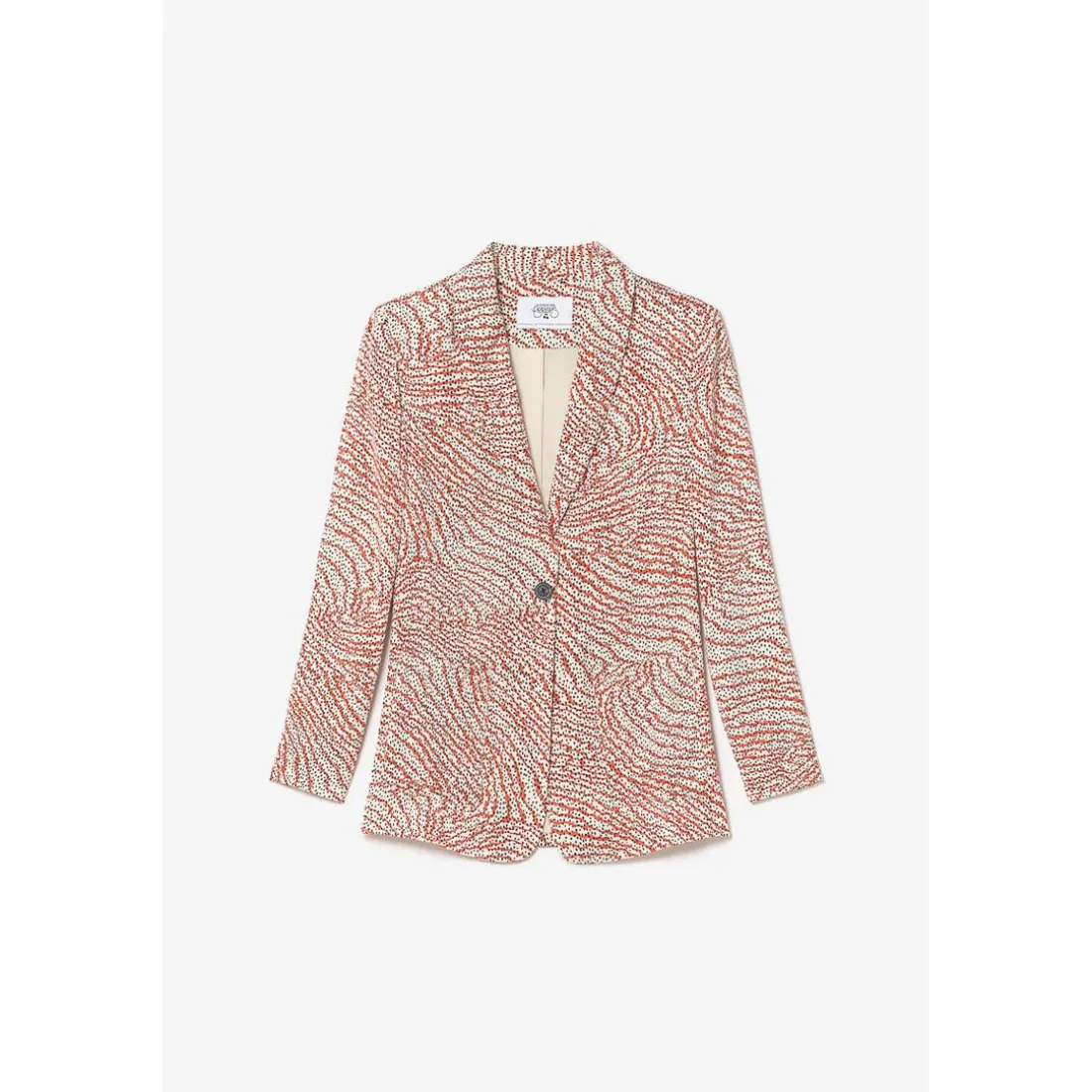 Veste ENA orange en viscose