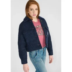 Veste fille en laine YOSEPHGI noir Dee