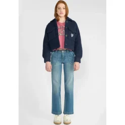 Veste fille en laine YOSEPHGI noir Dee