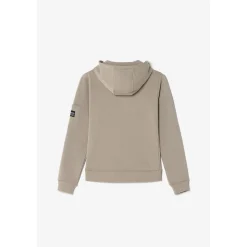 Veste garçon, zippée en coton Hodybo gris beige blanc