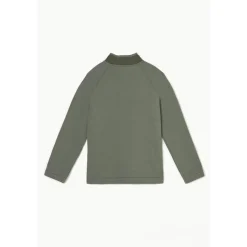 Veste garçon, zippée Moltobo kaki vert en coton pour garçon