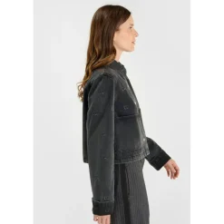 Veste gris Gigi en coton