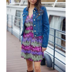 Veste JOLIE W - Wash gris clair en coton