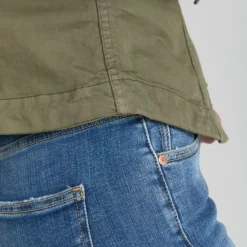 Veste Lilly kaki vert en coton