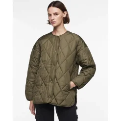 Veste matelassée vert