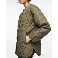 Veste matelassée vert