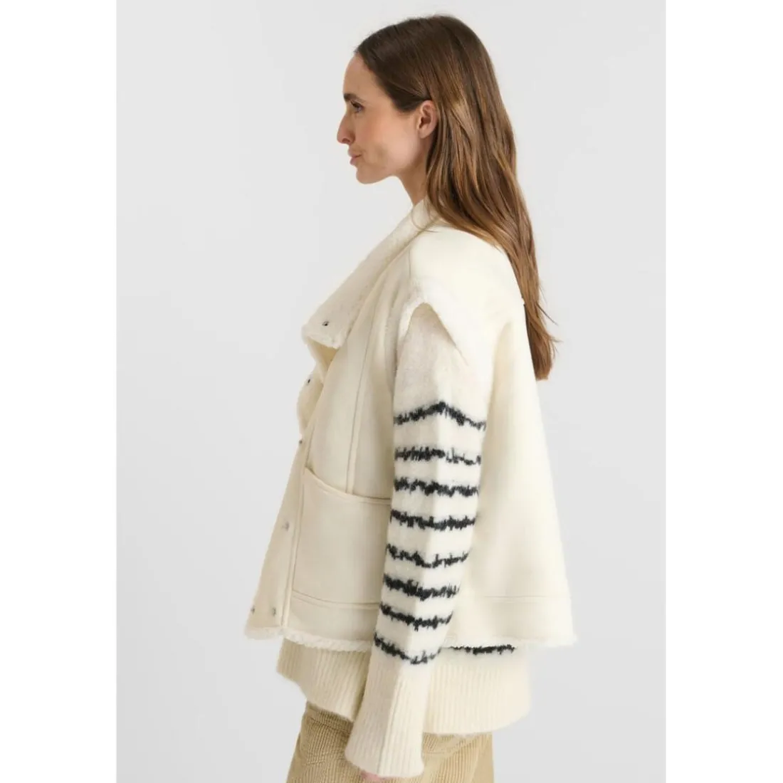 Veste sans manches blanc Uma