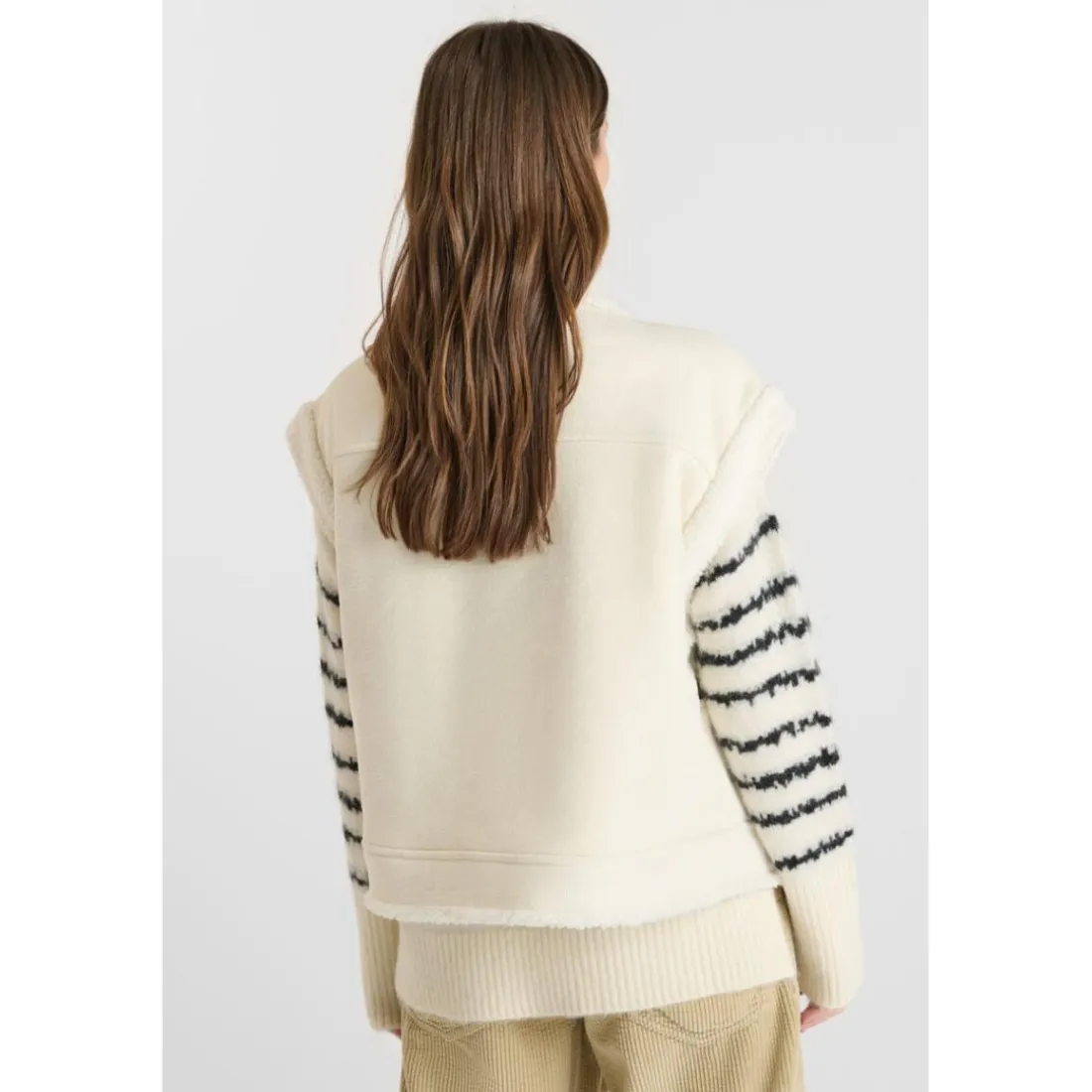 Veste sans manches blanc Uma