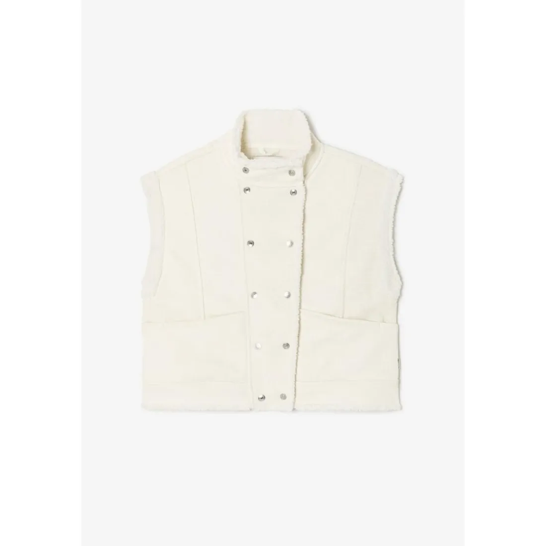 Veste sans manches blanc Uma