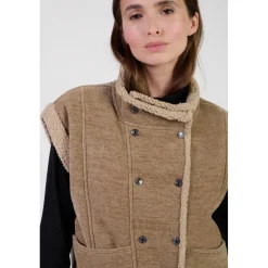 Veste sans manches FUJI marron Lena
