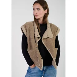 Veste sans manches FUJI marron Lena
