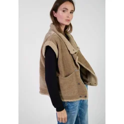 Veste sans manches FUJI marron Lena