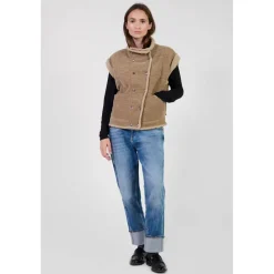 Veste sans manches FUJI marron Lena