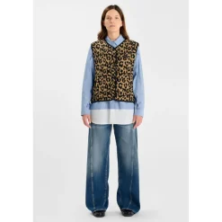Veste sans manches GUDRU marron Wren