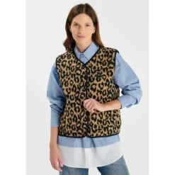Veste sans manches GUDRU marron Wren