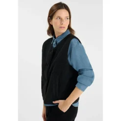 Veste sans manches GUDRU noir Wren