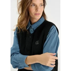 Veste sans manches GUDRU noir Wren