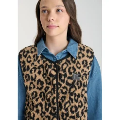 Veste sans manches marron Willa