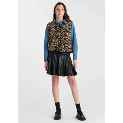 Veste sans manches marron Willa