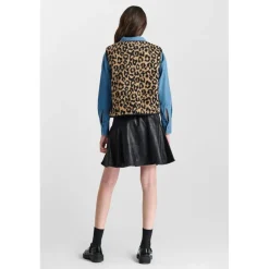 Veste sans manches marron Willa