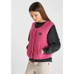 Veste sans manches rose Noémie Elle