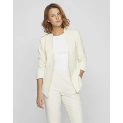 Veste tailleur manches 3/4 Her gris Lily