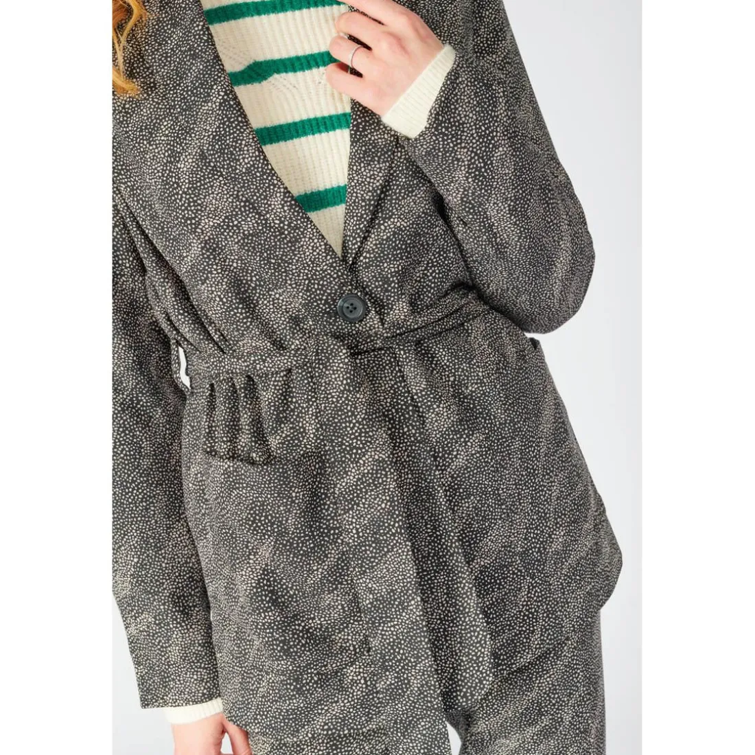 Veste ZEBRE noir