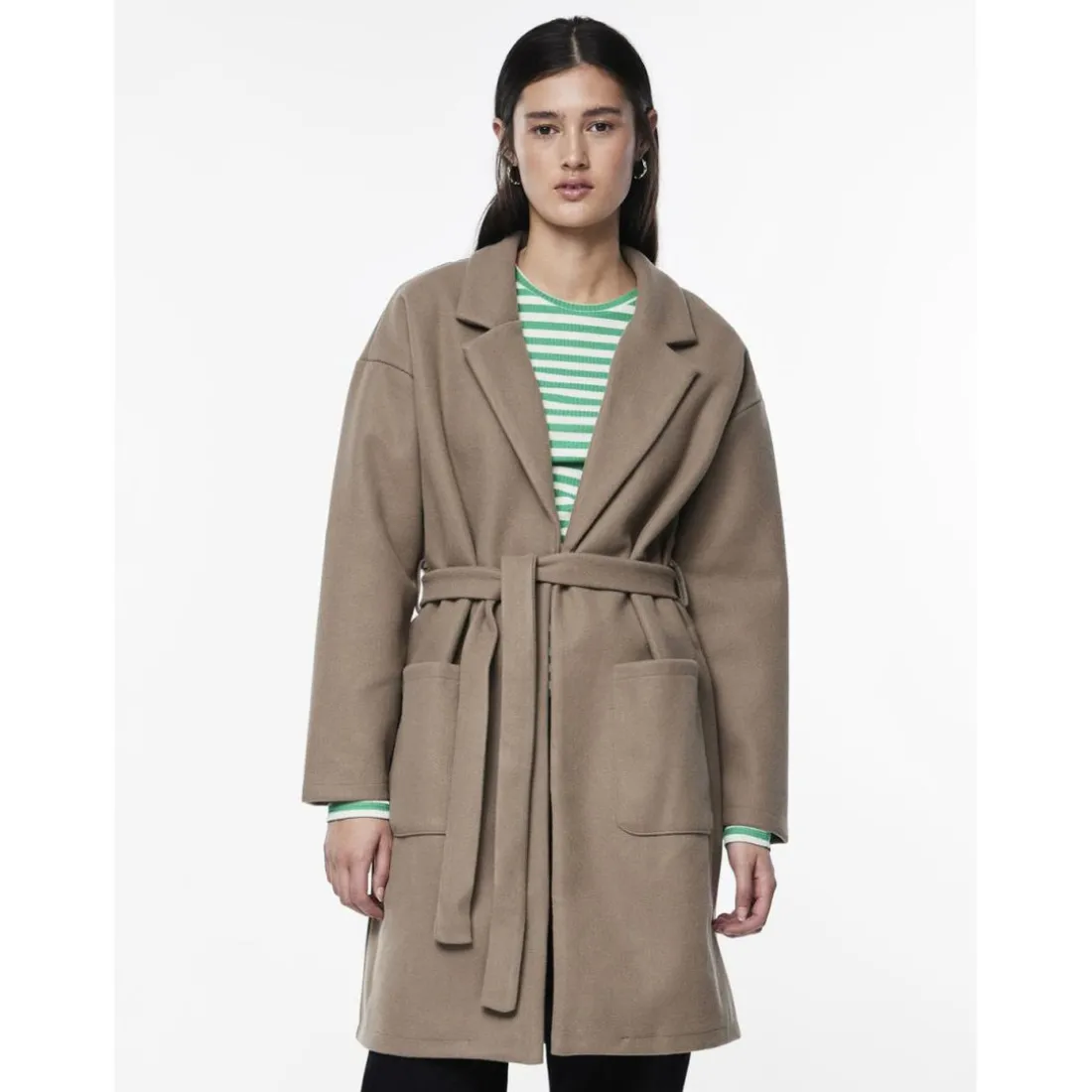 Veste-chemise marron