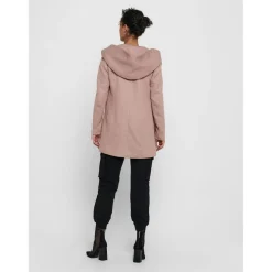 Vestes Capuche Manches longues marron Kara