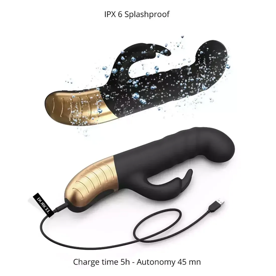 Vibromasseur G-STORMER - Noir Dorcel